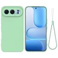 Custodia in silicone liquido con cinghia a mano per Honor 500