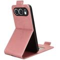 Honor 500 Custodia verticale con supporto - Oro rosa