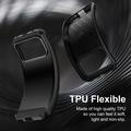 Custodia in TPU spazzolato per Honor 600/600 Pro - Fibra di Carbonio - Nera