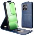 Honor 600 Lite Custodia verticale con supporto - Blu scuro