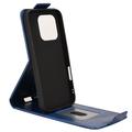 Honor 600 Lite Custodia verticale con supporto - Blu scuro