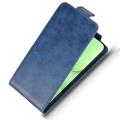 Honor 600 Lite Custodia verticale con supporto - Blu scuro