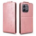 Honor 600 Lite Custodia verticale con supporto - Oro rosa