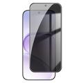 Proteggi Schermo in Vetro Temperato a Copertura Totale Privacy per Honor 600 Smart - Bordo Nero