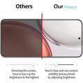 Proteggi Schermo in Vetro Temperato a Copertura Totale Privacy per Honor 600 Smart - Bordo Nero