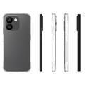 Custodia in silicone antiurto per Honor 600 Smart - Trasparente