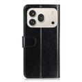Honor 600/600 Pro Custodia a portafoglio con supporto - Nera