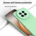 Custodia in silicone liquido con cinghia a mano per Honor Magic8 - Verde
