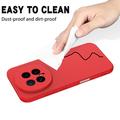 Custodia in silicone liquido con cinghia a mano per Honor Magic8