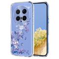 Custodia in TPU con motivo floreale per Honor Magic8 Pro - Viola