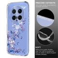 Custodia in TPU con motivo floreale per Honor Magic8 Pro - Viola