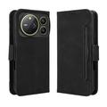 Custodia a portafoglio per Honor Magic9 Pro Max - Nera