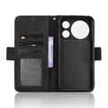 Custodia a portafoglio per Honor Magic9 Pro Max - Nera