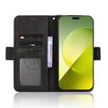 Custodia a portafoglio per Honor Magic9 Pro Max - Nera