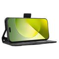 Custodia a portafoglio per Honor Magic9 Pro Max - Nera