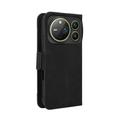 Custodia a portafoglio per Honor Magic9 Pro Max - Nera