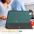 Custodia Smart Folio per Honor MagicPad 3 Pro 12.3/MagicPad 4 serie Tri-Fold - Verde scuro
