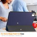 Custodia Smart Folio per Honor MagicPad 3 Pro 12.3/MagicPad 4 serie Tri-Fold - Blu scuro
