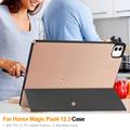 Custodia Smart Folio serie Tri-Fold per Honor MagicPad 3 Pro 12.3/MagicPad 4 - Oro rosa