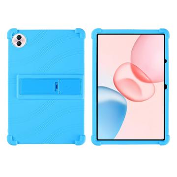 Honor Pad 10 Custodia in silicone con supporto per il calcio - Azzurro