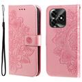 Custodia a portafoglio per Honor X5c Plus serie Mandala - Rosa