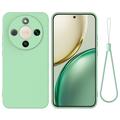 Custodia in silicone liquido con cinghia a mano per Honor X70/X9d/Magic8 Lite