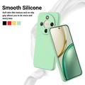 Custodia in silicone liquido con cinghia a mano per Honor X70/X9d/Magic8 Lite - Verde