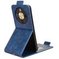 Honor X70/X9d/Magic8 Lite Custodia verticale con supporto - Blu scuro