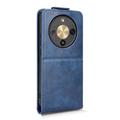 Honor X70/X9d/Magic8 Lite Custodia verticale con supporto - Blu scuro