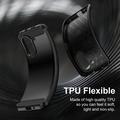 Custodia in TPU spazzolato per Honor X7e - Fibra di Carbonio