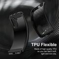 Custodia in TPU spazzolato per Honor X7e - Fibra di Carbonio - Nera