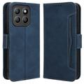 Custodia a portafoglio per Honor X8c - Blu