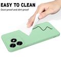 Custodia in silicone liquido con cinghia a mano per Honor X8d - Verde