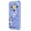 Custodia in TPU con motivo floreale per Honor X70/X9d/Magic8 Lite - Viola