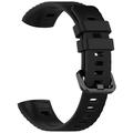 Cinturino in silicone morbido Huawei Band 4 Pro/3 Pro - Nero