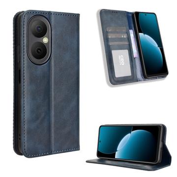 Custodia a Portafoglio con Chiusura Magnetica Retro per Huawei Enjoy 80