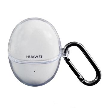 Custodia in TPU antiurto per Huawei FreeBuds 6 - Trasparente