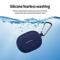 Custodia in silicone per Huawei FreeBuds Pro 5 con moschettone - Blu Scuro