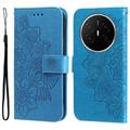 Custodia a portafoglio per Huawei Mate 70 Air serie Mandala - Blu