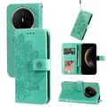 Custodia a portafoglio per Huawei Mate 70 Air serie Mandala - Verde