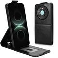 Huawei Mate 80 Pro Max Custodia verticale con supporto - Nera