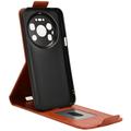 Huawei Mate 80 Pro Max Custodia verticale con supporto - Marrone