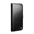 Custodia in pelle a portafoglio Huawei Mate 80 Pro Qialino Classic - nera
