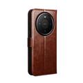 Custodia in pelle a portafoglio Huawei Mate 80 Pro Qialino Classic