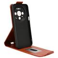 Huawei Mate 80/80 Pro Custodia verticale con supporto - Marrone