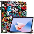 Custodia Smart Folio serie Tri-Fold per Huawei MatePad 11.5 S - Graffiti