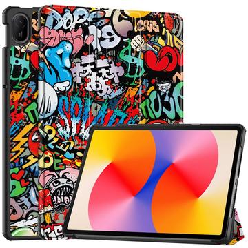 Custodia Smart Folio serie Tri-Fold per Huawei MatePad SE 11 - Graffiti