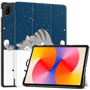 Custodia Smart Folio serie Tri-Fold per Huawei MatePad SE 11 - Gatto