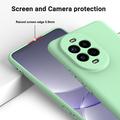Custodia in silicone liquido con cinghia a mano per Huawei Nova 13 Pro - Verde