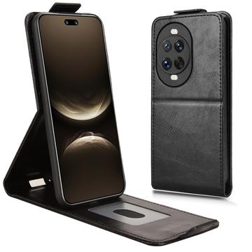 Huawei Nova 14 Ultra Custodia verticale con supporto - Nera